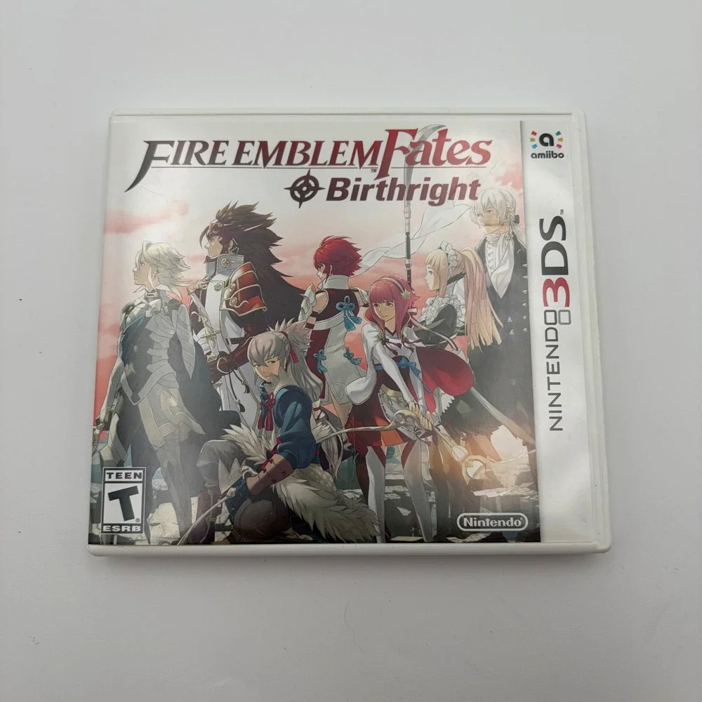 Fire Emblem Fates Birthright Nintendo 3DS Game Case & Manual BFXE-USA
